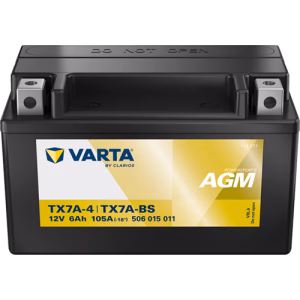 VARTA Powersports AGM TX7A-4/TX7A-BS 12 V 6 Ah