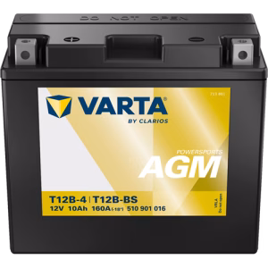 VARTA Powersports AGM T12B-4/T12B-BS 12 V 10 Ah