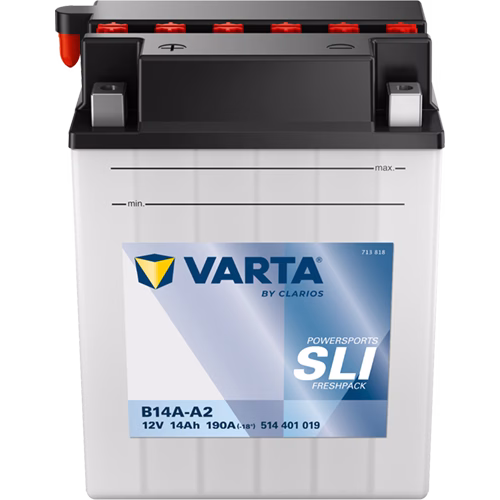 VARTA Powersports SLI Freshpack B14A-A2 12 V 14 Ah