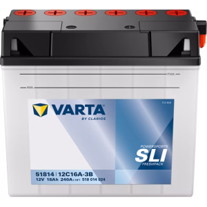 VARTA Powersports SLI Freshpack 51814/12C16A-3B 12 V 18 Ah