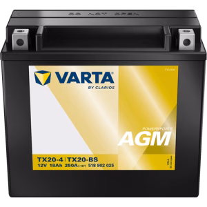 VARTA Powersports AGM TX20-BS (TX20-4) 12 V 18 Ah