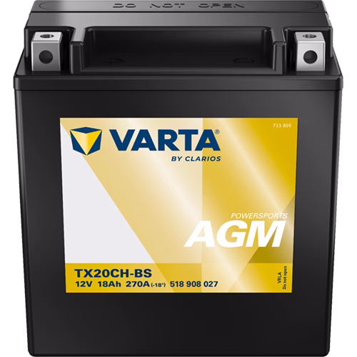 VARTA Powersports AGM TX20CH-BS 12 V 18 Ah