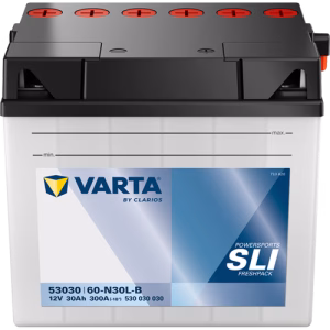 VARTA Powersports SLI Freshpack 53030/60-N30L-B 12 V 30 Ah