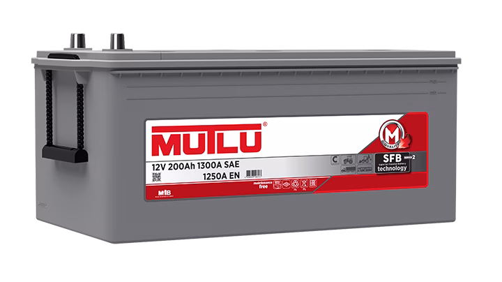 Mutlu SFB Seri 2 HD 200Ah 1250A (D6.200.125.B)